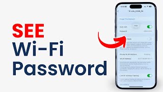 How to See WiFi Password on iPhone [upl. by Kary]