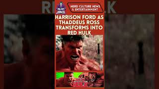 Harrison Ford as Thaddeus Ross Transforms into the Red Hulk redhulk [upl. by Amehr]