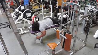 Cross Axes Tech Plate Loaded Leg Curl [upl. by Thgirw]