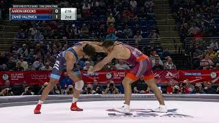 Aaron Brooks vs Zahid Valencia  86kg Final  2024 US Olympic Team Trials [upl. by Alysoun613]