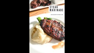 Flank steak marinade Super delicious and easy cooking steak [upl. by Eerbua641]