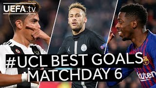 DEMBÉLÉ NEYMAR DYBALA UCL BEST GOALS Matchday 6 [upl. by Egerton]