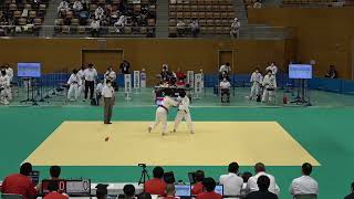 2021年IH 柔道 女子 個人57kg級 二回戦 木村日花莉 奈良育英奈良 vs 永松莉菜 佐賀商佐賀 [upl. by Rehpatsirhc]