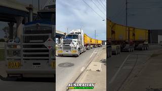 Kenworth T909 road train accelerating [upl. by Atalya]