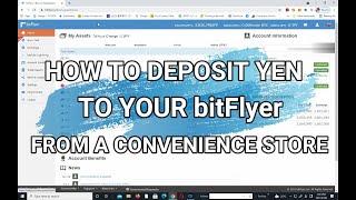 How to deposit funds for BitFlyer at a Lawson using LOPPI howto loppilawson [upl. by Htinek]