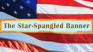 The StarSpangled Banner  The US National Anthem  lyric video  BeeCeeDee [upl. by Zaneski794]