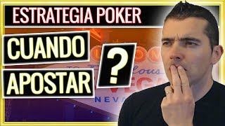 ¿CUANDO APOSTAR y ¿CUANDO NO ESTRATEGIA POKER [upl. by Samson433]