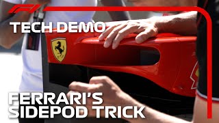 The Trick Inside Ferraris Sidepod  Tech Talk  Cryptocom [upl. by Colet755]