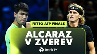 Carlos Alcaraz vs Alexander Zverev Match Highlights  Nitto ATP Finals 2023 [upl. by Mirielle328]