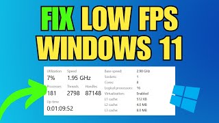 How To Fix Low FPS amp Stuttering In Windows 11 When Gaming [upl. by Irene]