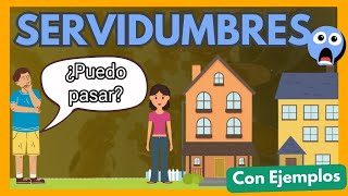 🔵 La SERVIDUMBRE Descubre qué es y sus tipos【DERECHO CIVIL con EJEMPLOS [upl. by Naid]