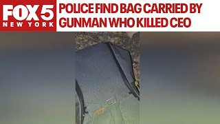 Police find bag carried by gunman who killed UnitedHealthcares CEO say he likely fled NYC on bus [upl. by Vogele704]