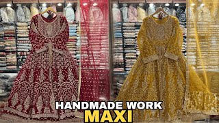 Exquisite Handmade Work Wedding Maxi  Luxury Bridal Fashion 2024  Elegant Wedding Dress [upl. by Dobson967]