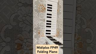 Midiplus FP49 Folding Piano Keyboard  49 Keys Lightweight Portable MIDI Keyboard foldingpiano [upl. by Zetnas]