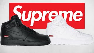 NEW Supreme Nike Air Force One Mid Collab [upl. by Olihs]