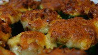 Zucchini pikant gefüllt mit Käsekruste [upl. by Rush576]