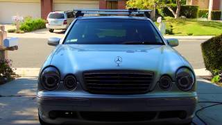 Mercedes W210 complete lighting retrofit [upl. by Secunda403]