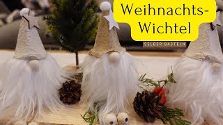 Weihnachtliche Wichtelmännchen aus Eierkartons basteln  ganz einfach [upl. by Airel]