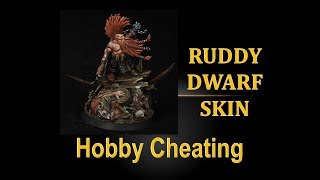 Hobby Cheating 215  How to Paint Ruddy Dwarf Skin [upl. by Sidnac]