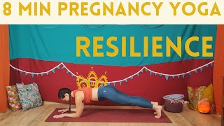 8 min PREGNANCY Yoga for STRENGTH  Manipura Chakra Meditation [upl. by Eillod]