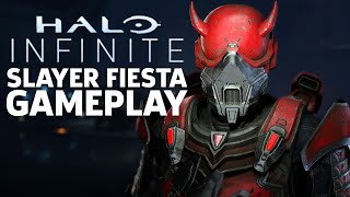 Halo Infinite Fracture Tenrai Slayer Fiesta Gameplay [upl. by Leimad]