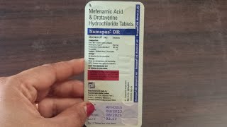 NamspasDRMefenamic Acid amp DrotaverineHydrochloride Tablets पेट के किसी भी तरह के दर्द की best दवा [upl. by Yerfdog]