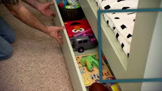 Build Under the Bed Storage with This Giant DIY Trundle Drawer [upl. by Vail]