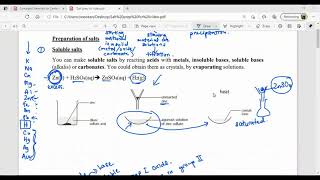 IGCSE Chemistry Salt preparation revision [upl. by Micheline]