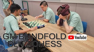 GM Daniel Naroditsky Blindfold Blitz Chess Emory Castle Chess Camp Atlanta [upl. by Eisset795]