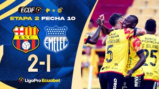 RESUMEN BARCELONA SC 21 CS EMELEC  FECHA 10 SEGUNDA ETAPA l LIGAPRO ECUABET [upl. by Gnuhc852]