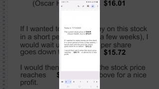 OSCR  Oscar Health Inc [upl. by Sundin]