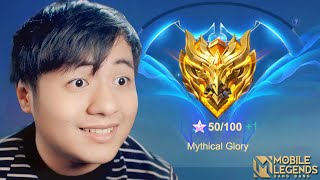 MYTHICAL GLORY NA AKO  MOBILE LEGENDS [upl. by Ettenom]