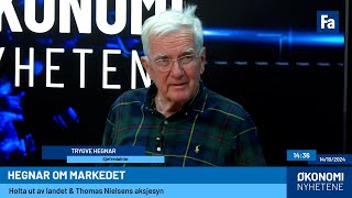 Hegnar om markedet Kjetil Holtas flytting og analytikere som eier aksjer [upl. by Naiva]