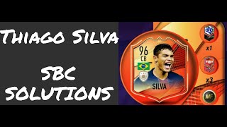 ALL 12 THIAGO SILVA SBC SOLUTIONS MADFUT 22 [upl. by Spalla43]