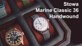 Stowa Marine Classic 36 Handwound  BRoll 2160p [upl. by Esaj]