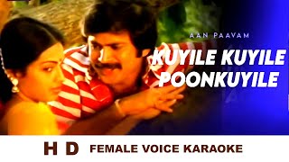 kuyile kuyile poon kuyile female version karaoke nellai joseph [upl. by Retsof997]