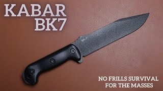 Kabar Becker BK7  Combat or Survival Knife Maybe Both…it’s probably both [upl. by Nylhsa]