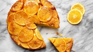 How to Make Orange Upside Down Cake with Olive Oil [upl. by Hgielhsa693]