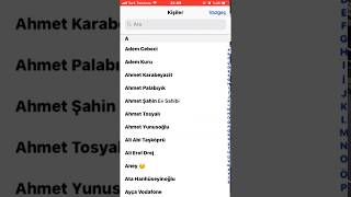 İPhone Sim Kartımızdaki Kişileri Aktarma 1 [upl. by Akel]