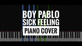 Boy Pablo  Sick Feeling piano cover  synthesia  instrumental [upl. by Neirrad303]