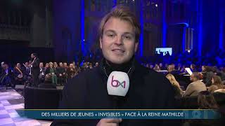 Des milliers de jeunes quotinvisiblesquot réunis à la Basilique de Koekelberg [upl. by Shantee]