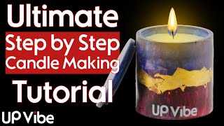 How to Make a CONCRETE CANDLE from START to FINISH  Concrete Candle Making in 5 Days [upl. by Portia744]