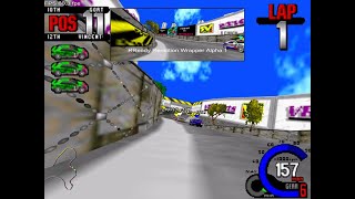 WhiplashFatal Racing Rendition Edition WIP vid 4 with DosboxRendition and RReady 4k [upl. by Ahseyt]