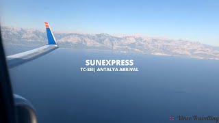 FAST SUNEXPRESS LANDING INTO ANTALYA  SUNEXPRESS  VINCE TRAVELLING [upl. by Dobb932]