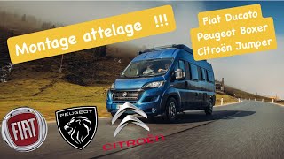 Montage attelage Fourgon  Van aménagé Fiat ducato Peugeot Boxer et Citroën Jumper [upl. by Quennie]