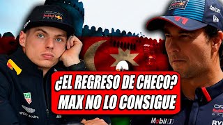 CHECO PEREZ EL REY DE BAKU MAX VERSTAPPEN NO DA FERRARI LO QUIERE Y MERCEDES REVIVE GP AZERBAIJAN [upl. by Armil]