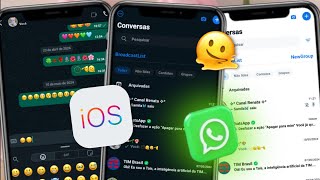 SAIU 🎉 WHATSAPP RC IOS IGUAL IPHONE ATUALIZADO 2024 NOVA ATUALIZAÇÃO FUNCIONANDO ESPELHAMENTO ✅ [upl. by Rodoeht7]