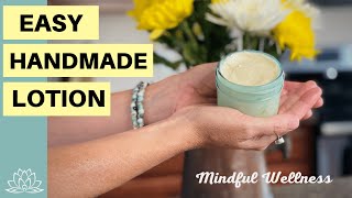 BEST Moisturizer DIY Lotion Recipe Natural Ingredients  Natural Minimalist  Mindful Wellness [upl. by Biles]