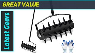 Lawn Aerator 16 Inch Heavy Duty – Best for Effortless Backyard Maintenance [upl. by Nyllij284]