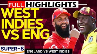 England vs West Indies Highlights  Englands Dominant 8Wicket Victory  T20 World Cup 2024 [upl. by Torrell275]